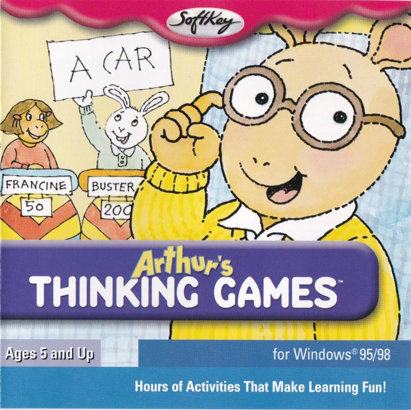 ARTHUR'S THINKING GAMES TLC 2001 PC +1Clk Windows 11 10 8 7 Vista XP Install