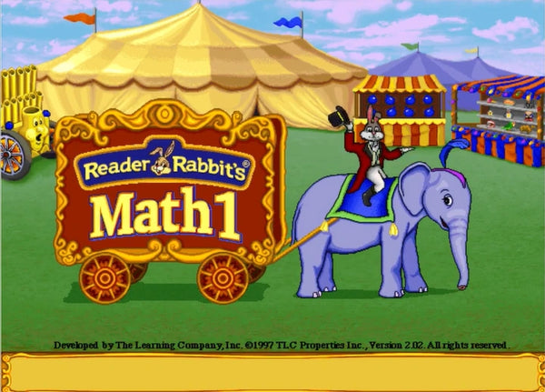 READER RABBIT'S MATH 1 AGES 4-7 1997 V2.02 PC GAME +1Clk Windows 11 10 ...