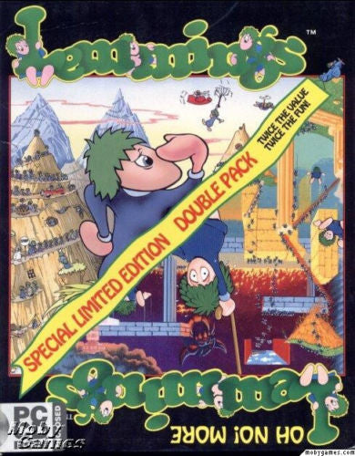 Lemmings + Oh Non ! More Lemmings – PC Windows – Classique Culte – Neuf Sous Blister