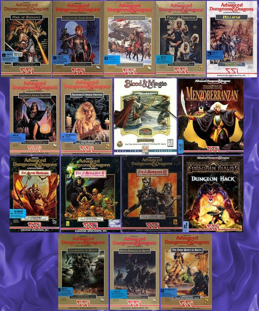 AD&D FORGOTTEN REALMS CLASSICS & KRYNN TRILOGY 16 GAMES +1Clk Macintosh OSX Install