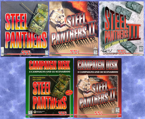 STEEL PANTHERS 1-3 TRILOGY & CAMPAIGNS +1Clk Windows 11 10 8 7 Vista XP Install