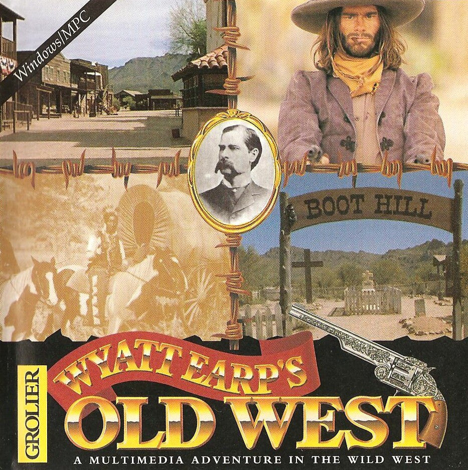 WYATT EARP'S OLD WEST 1994 GROLIER +1Clk Windows 11 10 8 7 Vista XP Install