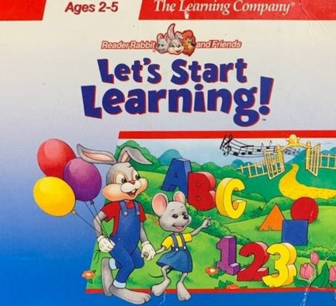 LET'S START LEARNING 1995 PC GAME THE LEARNING COMPANY +1Clk Windows 11 10 8 7 Vista XP Install
