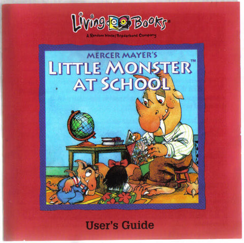 LIVING BOOKS: THE LITTLE MONSTER AT SCHOOL MERCER MAYER PC GAME +1Clk Windows 11 10 8 7 Vista XP Install