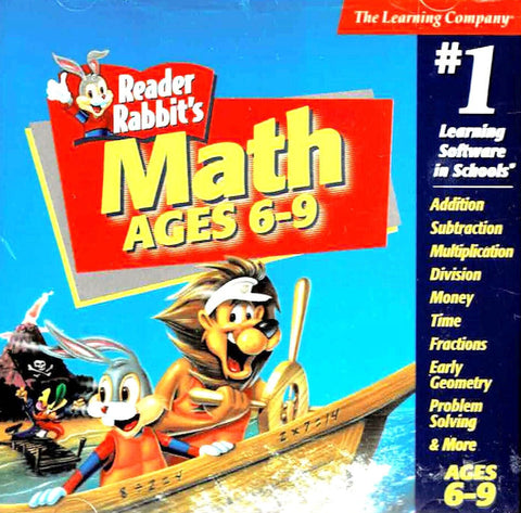 READER RABBIT'S MATH AGES 6-9 1998 PC GAME +1Clk Windows 11 10 8 7 Vista XP Install