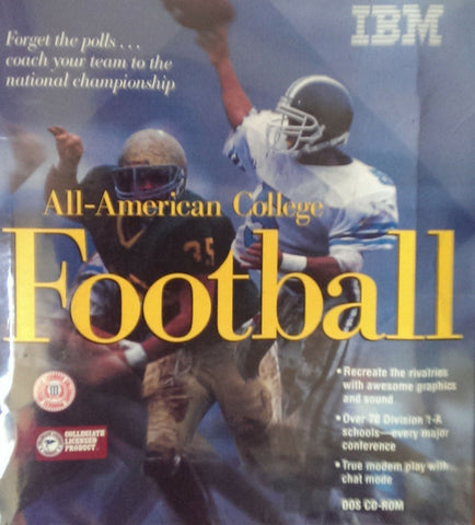 ALL-AMERICAN COLLEGE FOOTBALL 1995 MICRO SPORTS +1Clk Windows 11 10 8 7 Vista XP Install