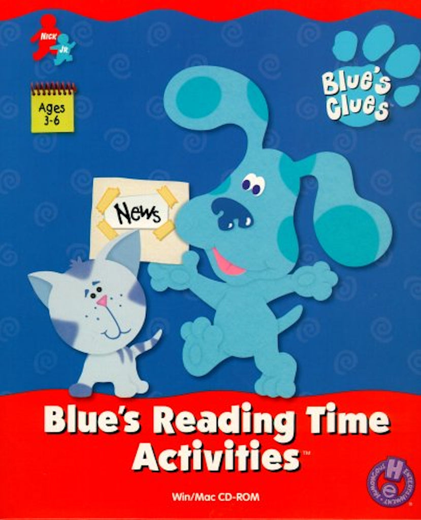 BLUE'S CLUES READING TIME ACTIVITIES +1Clk Windows 11 10 8 7 Vista XP Install