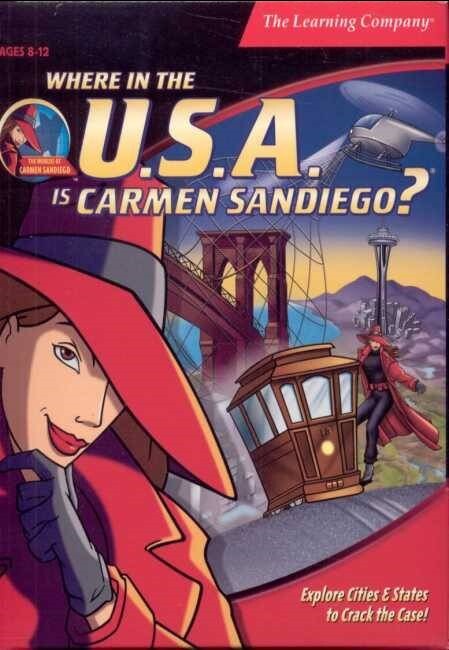 WHERE IN THE U.S.A. IS CARMEN SANDIEGO? 1996 +1Clk Windows 11 10 8 7 Vista XP Install