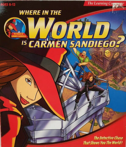WHERE IN THE WORLD IS CARMEN SANDIEGO? 1996 +1Clk Windows 11 10 8 7 Vista XP Install
