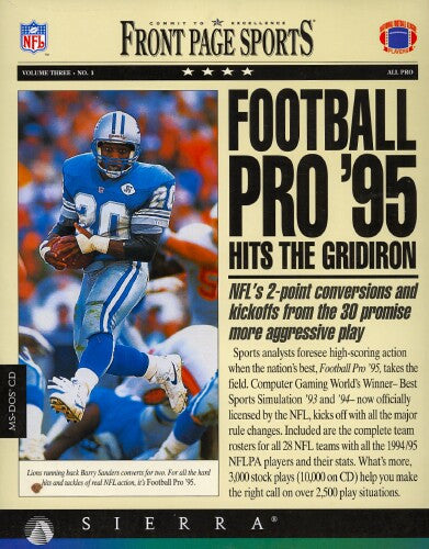 FRONT PAGE SPORTS FOOTBALL '95 +1Clk Windows 11 10 8 7 Vista XP Install