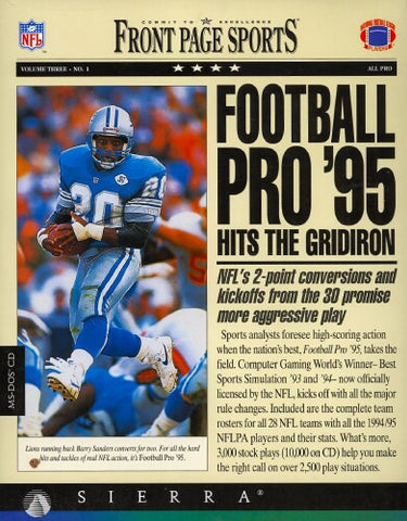 FRONT PAGE SPORTS FOOTBALL '95 +1Clk Windows 11 10 8 7 Vista XP Install