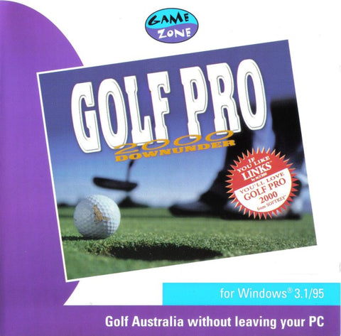 GOLF PRO 2000 DOWNUNDER +1Clk Windows 11 10 8 7 Vista XP Install