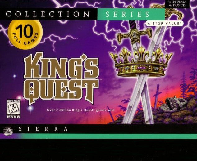 Jeu King's Quest V Big Box (PC CD-ROM, 1990 Jeu King's Quest V Big Box (PC CD-ROM, 1990