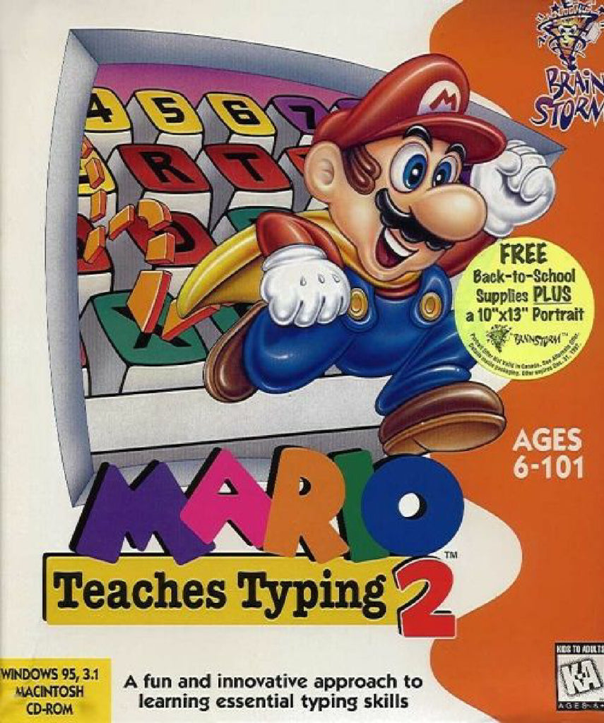 MARIO TEACHES TYPING 2 PC GAME +1Clk Windows 11 10 8 7 Vista XP Install