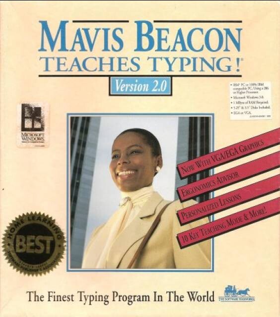 MAVIS BEACON TEACHES TYPING 2.0 1992 +1Clk Windows 11 10 8 7 Vista XP Install