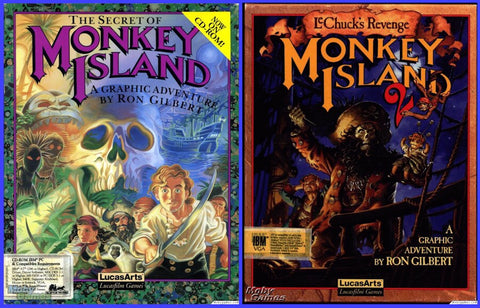 MONKEY ISLAND MADNESS 1 & 2 +1Clk Windows 11 10 8 7 Vista XP Install
