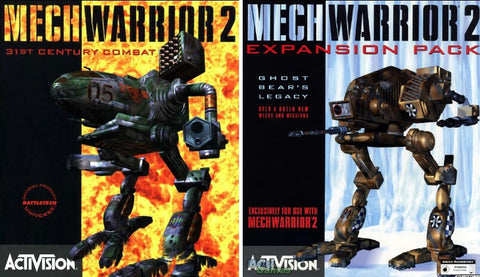 MECHWARRIOR II 2 and GHOST BEAR EXPANSION +1Clk Windows 11 10 8 7 Vista XP Install