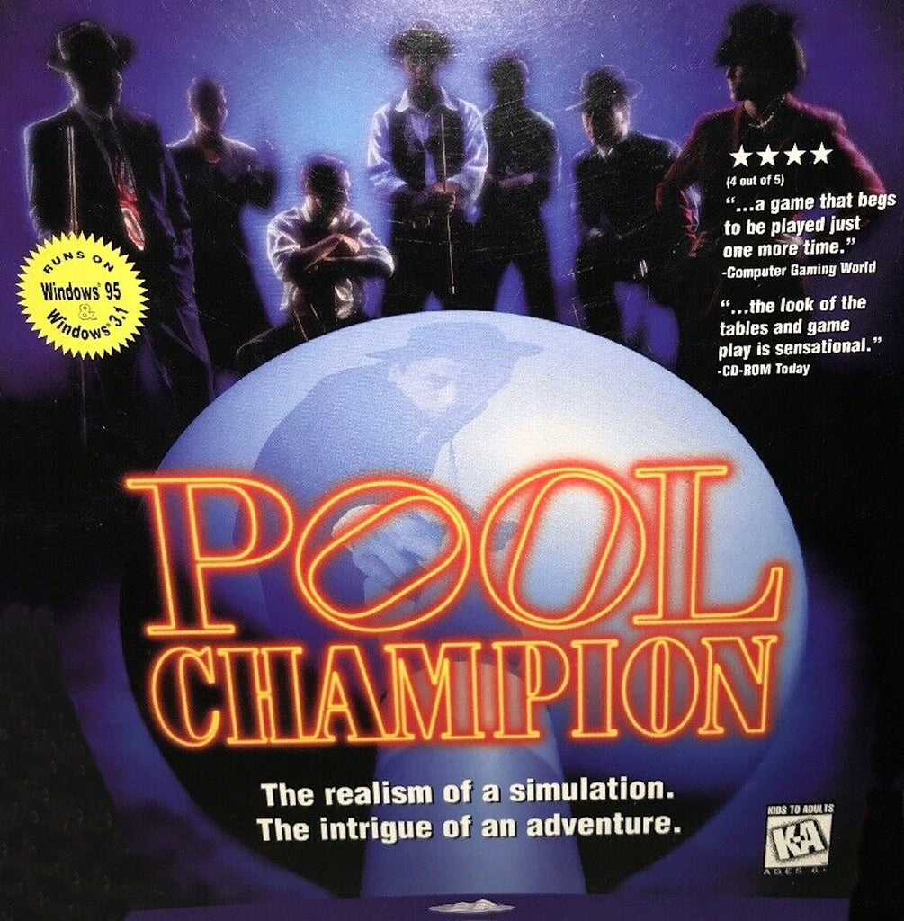 POOL CHAMPION 1995 MINDSCAPE +1Clk Windows 11 10 8 7 Vista XP Install