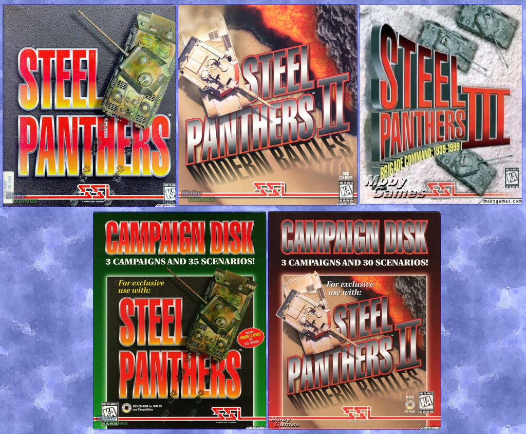 STEEL PANTHERS 1-3 TRILOGY & CAMPAIGNS +1Clk Windows 11 10 8 7 Vista XP Install