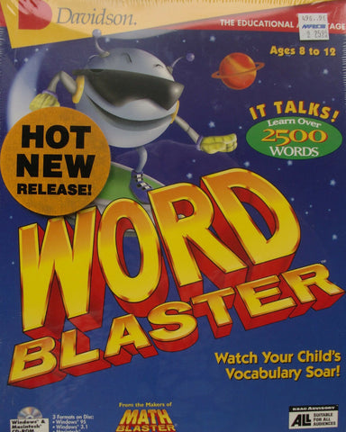 WORD BLASTER DAVIDSON 1996 +1Clk Windows 11 10 8 7 Vista XP